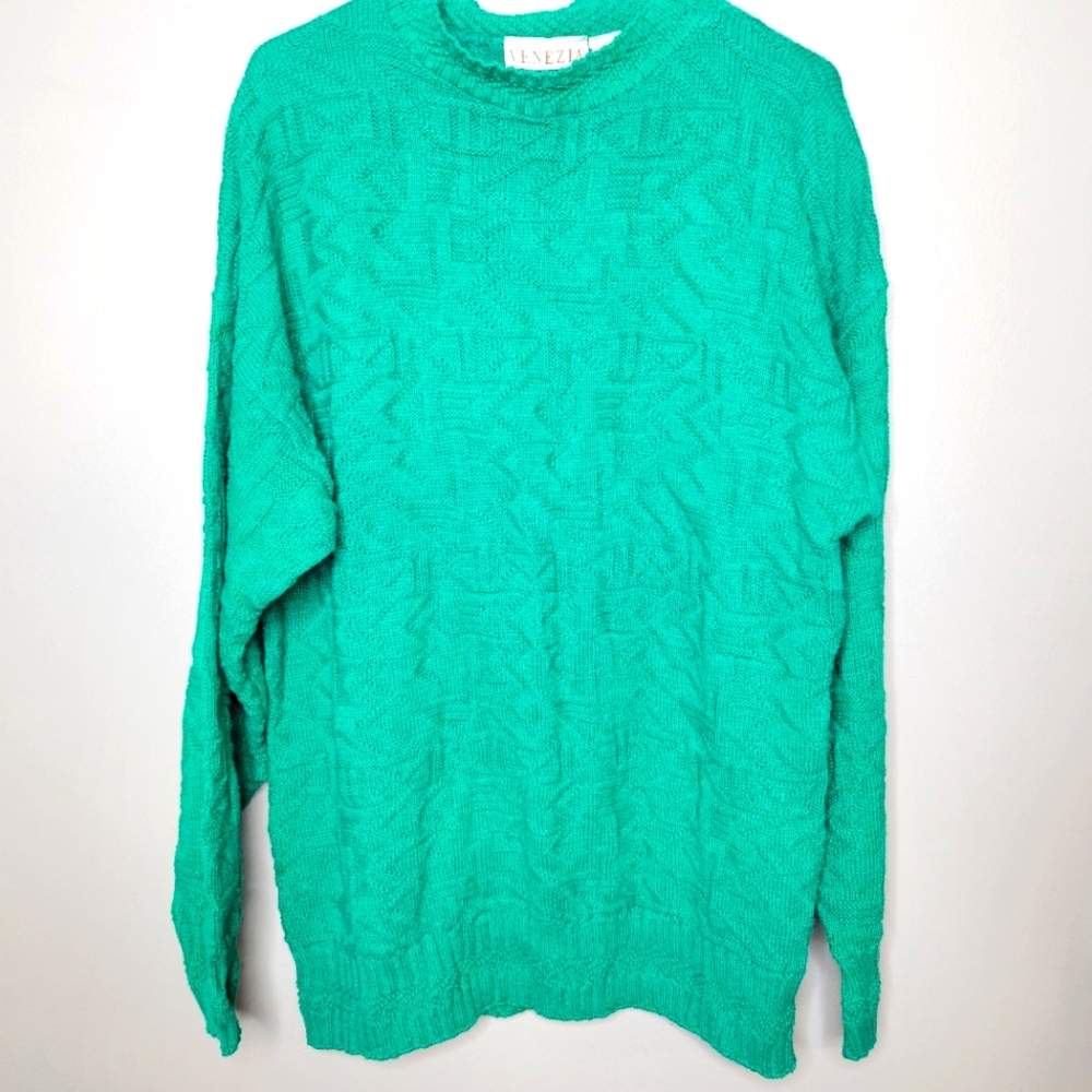 Venezia Green Sweater New With Tags 22/24